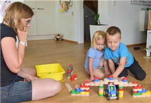 Kita-Kinder beim Spielen Kinder beim Spielen