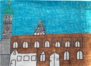 Kirche gemalt Kirche gemalt