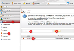 User auswählen User auswählen