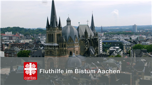 Banner Fluthilfe Bistum Aachen