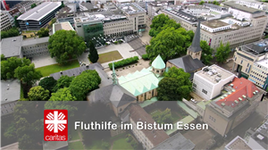 Banner Fluthilfe Bistum Essen