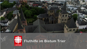 Banner Fluthilfe Bistum Trier