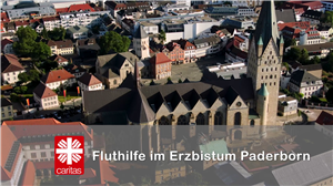 Banner Fluthilfe Erzbistum Paderborn