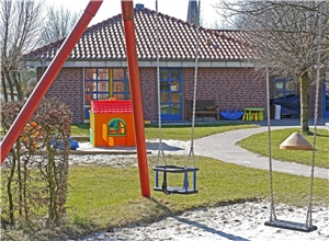 Außengelände eines Kindergartens