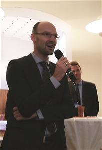 Christoph Schulze bei der Einführung Christoph Schulze bei seiner Einführung als Geschäftsführer im St. Josefsheim