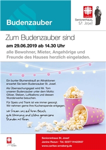 20190507_Plakat_St Josef_Budenzauber 20190507_Plakat_St Josef_Budenzauber