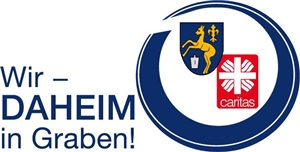 Das Bild zeigt das Logo der Projektes - Wir - DAHEIM in Graben. 