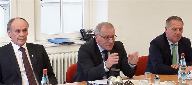 Besuch Hr. Staatssekretär in den Räumen des LCV Besuch Hr. Staatssekretär