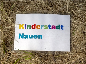 Plakat zum Projekt Kinderstadt Nauen