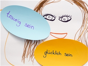 Eine gemalte Frau