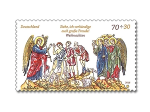 Wohlfahrtsbriefmarke zu Weihnachten 2016 Wohlfahrtsbriefmarken 2016