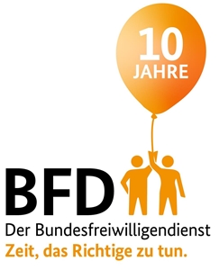 Logo 10 Jahre Bundesfreiwilligendienst