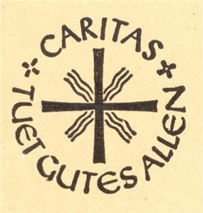 Historisches Caritas Flammkreuz