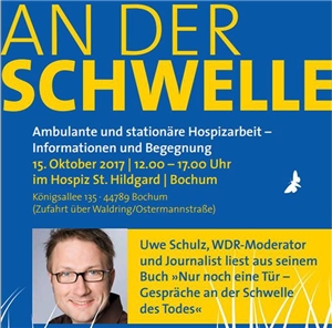 Ein Auschnitt aus dem Werbe-Flyer für die Lesung mit Uwe Schulz