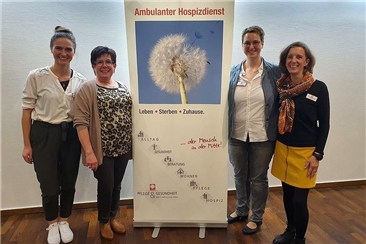 Das Team des Ambulanten Hospizdienstes (von links): Klaudia Tiemeshen, Marlies Osterkamp, Andrea Holz, Christiane Viet
