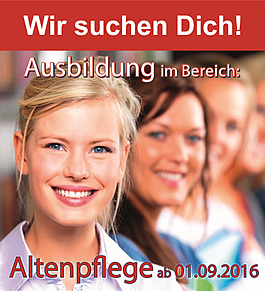 Ausbildung im Bereich Altenpflege Ausbildung im Bereich Altenpflege