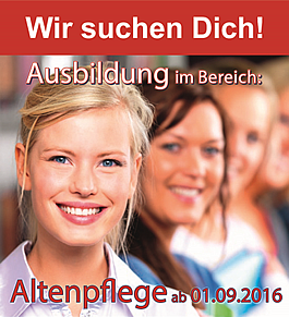 Ausbildung im Bereich Altenpflege