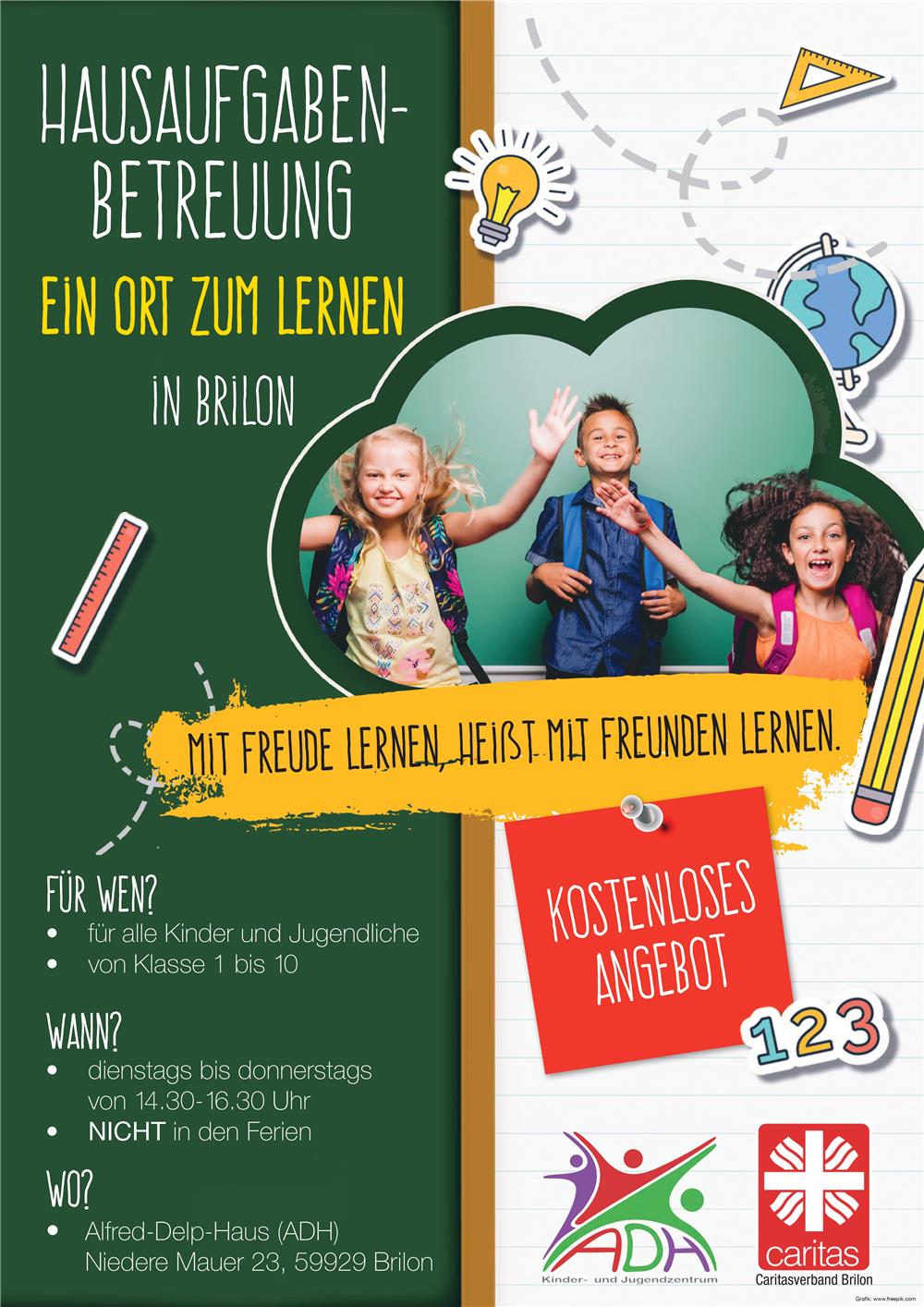 Caritas ADH Hausaufgabenbetreuung