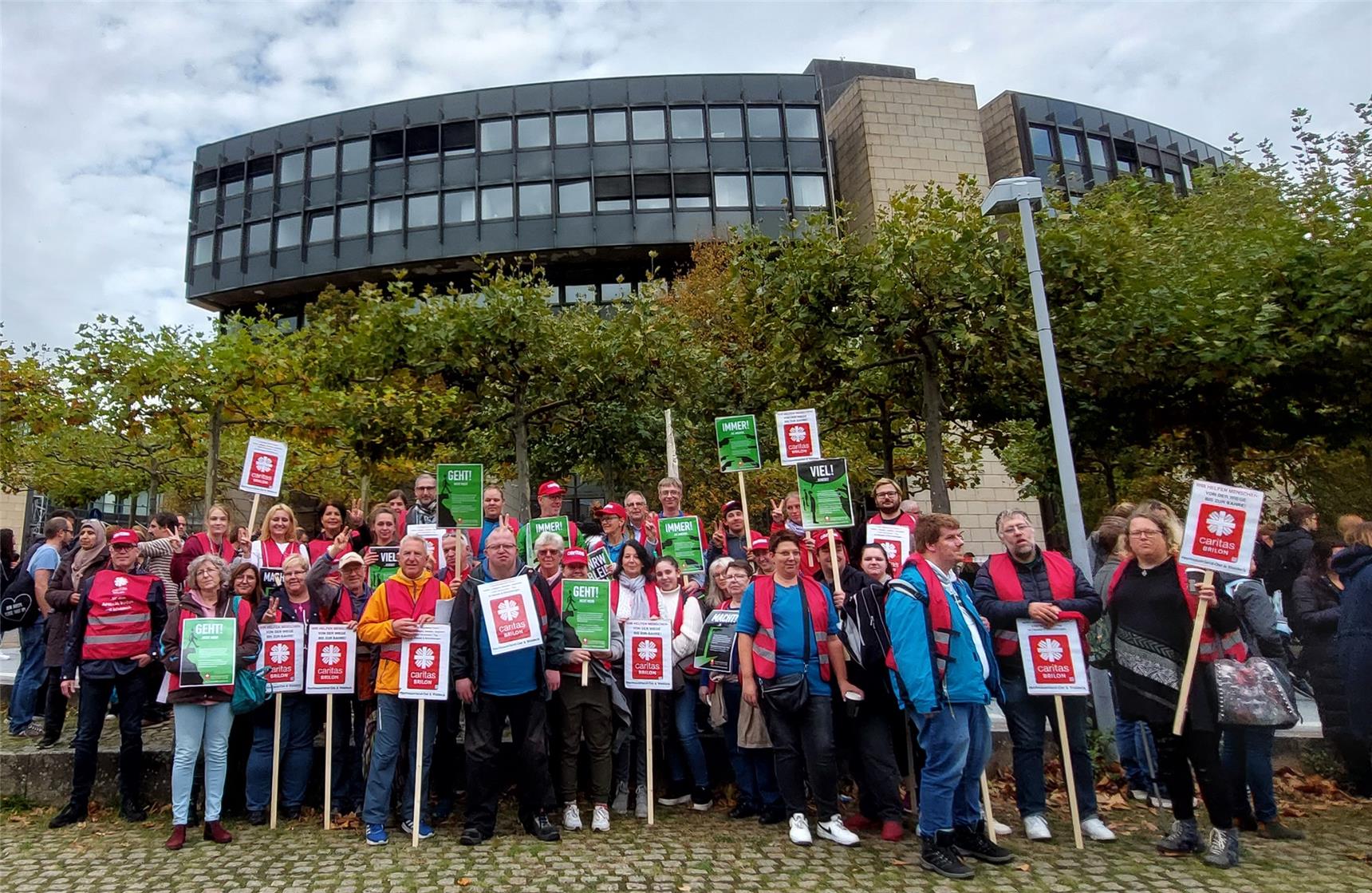 Demo Düsseldorf NRW Bleib Sozial 1