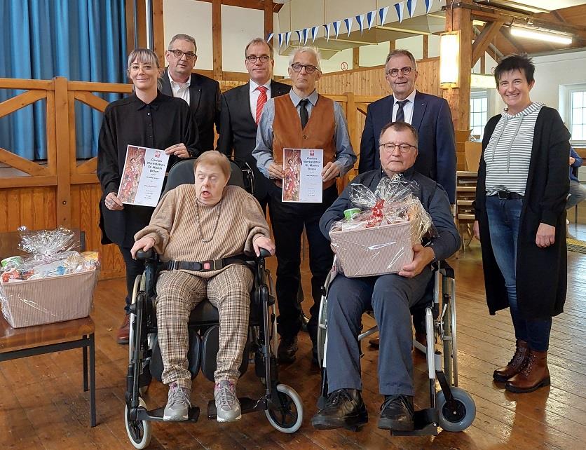 Ehrungen zum 45. Arbeitsjubiläum Caritas Werkstätten St. Martin Brilon
