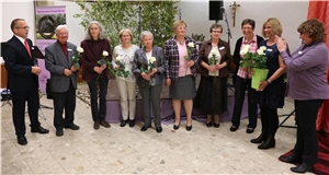 Beim Jubiläum des Ökumenischen Hospiz-Dienstes wurden Ehrenamtliche geehrt.