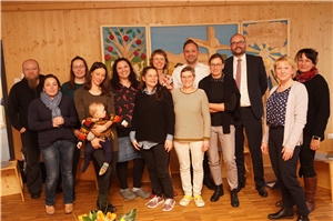 Besuch des Kultus-Ministers im Kindergarten Lebensbaum