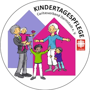 Logo der Kindertagespflege im Caritasverband Darmstadt e. V.