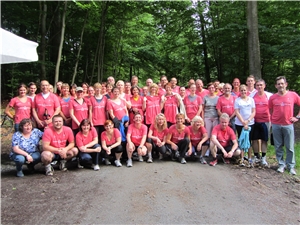 Caritaslauf Gruppe Team nach dem Start