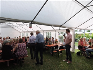 Ehrenamtsfest Herr Weißenborn begrüßt die Gäste.