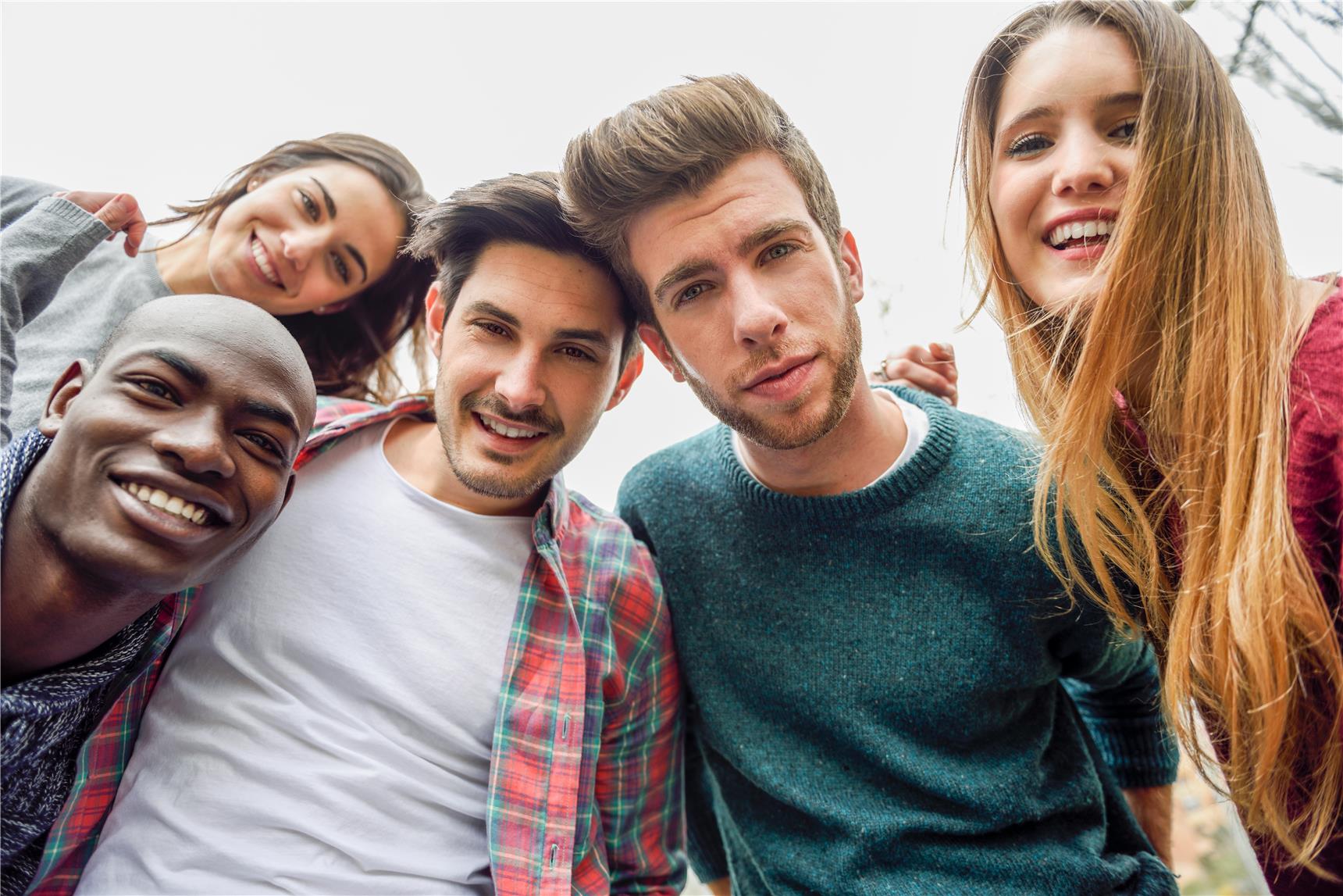 Eine Gruppe von jungen Menschen.