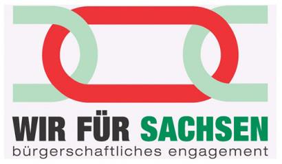 Logo des Förderprogramms "Wir für Sachsen"