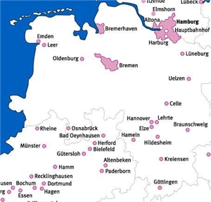 Bahnhofsmissionen Karte Bahnhofsmissionen Karte