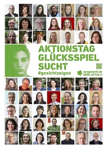 Collage mit den Gesichtern verschiedener Dortmunder Suchtherapeut:innen