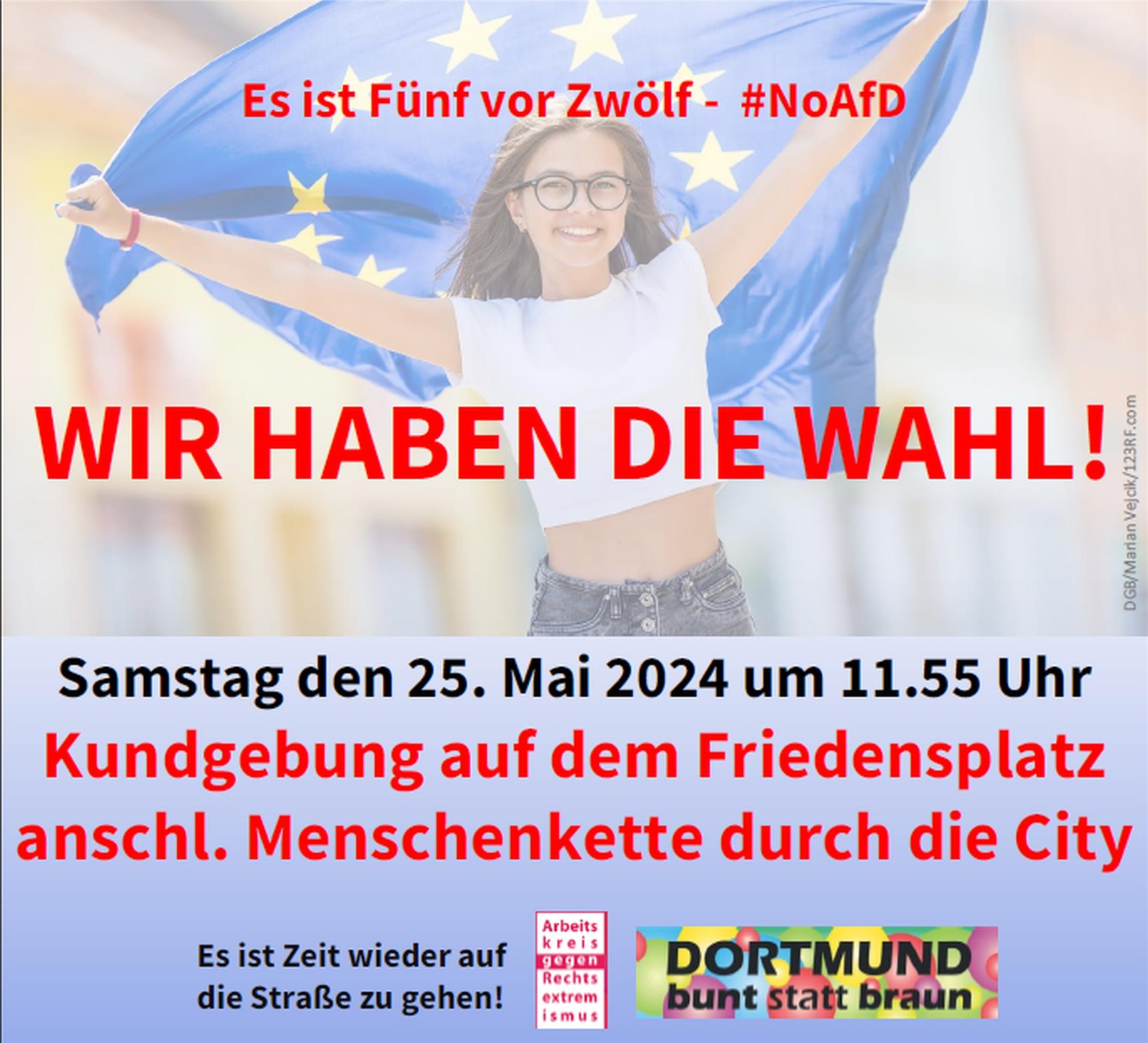 Ein Plakat mit der Überschrift 