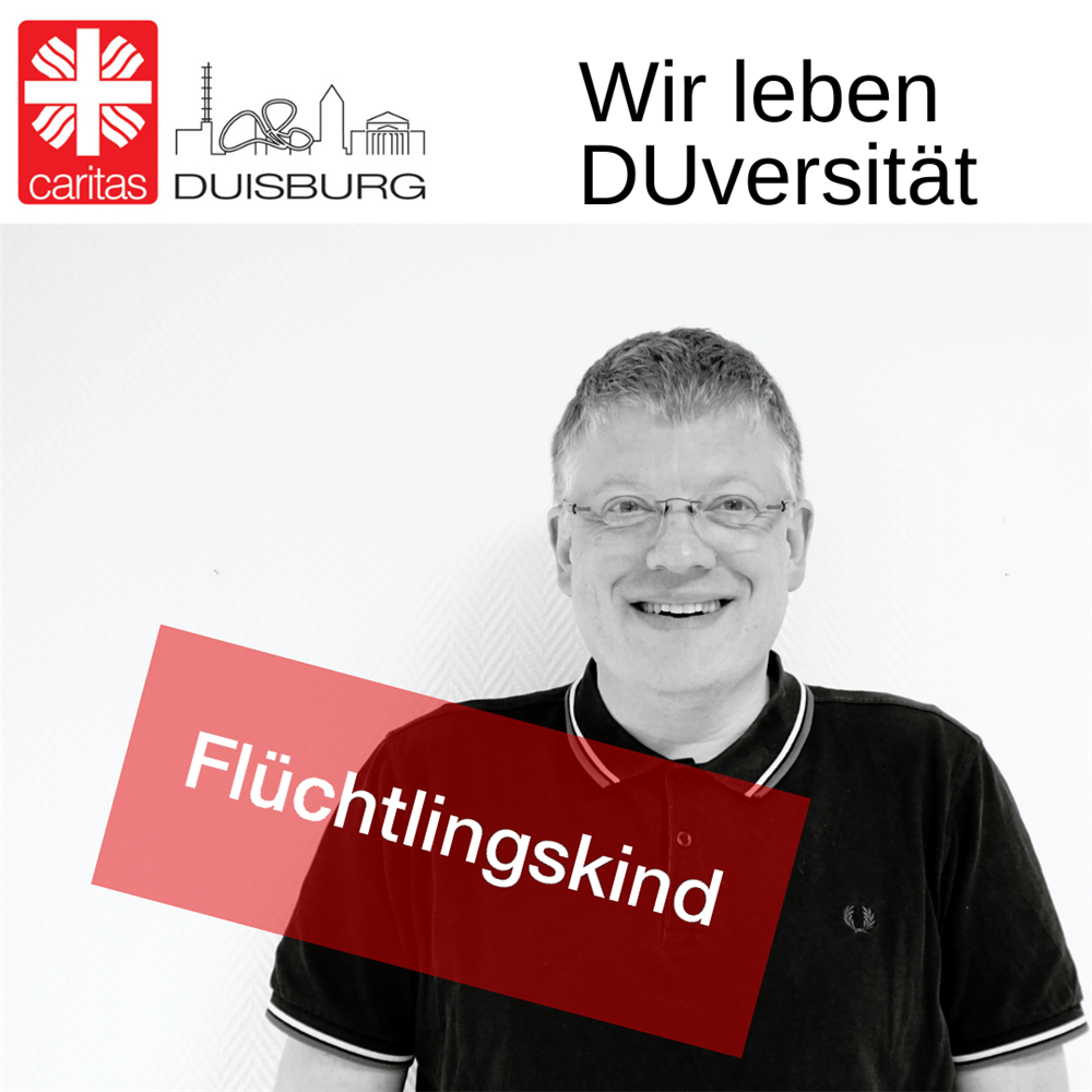 Mitarbeiter Heiko mit Infobanner 