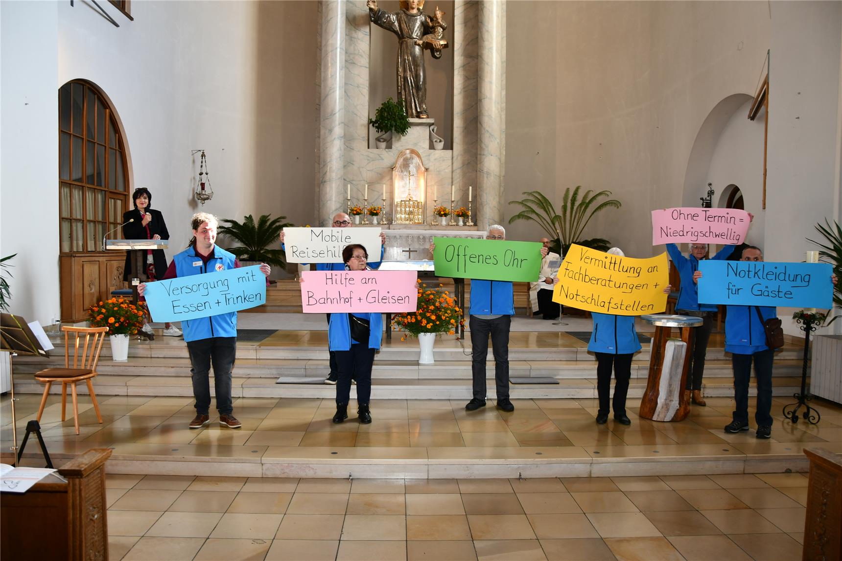 Freiwillige im Gottesdienst