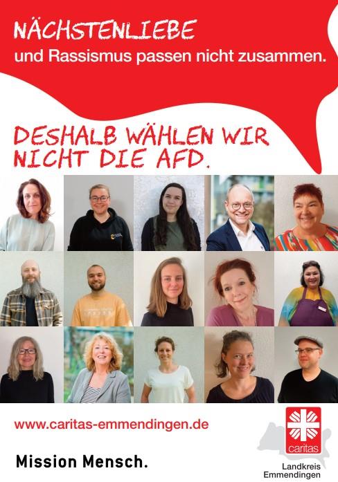 Nächstenliebe und Rassismus passen nicht zusammen