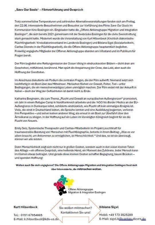 Bericht über Veranstaltung 