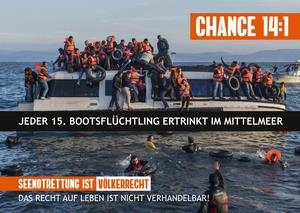 Seenotrettung Boot auf dem Meer