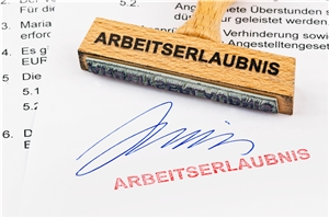 TafF3 Holzstempel auf Dokument