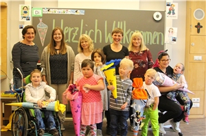 Die 'Neuen' an der Caritasschule St. Elisabeth: Xavier Jasinski,Jasmina Ezzahri, Leon Ascher, Korbinian Peter und Sarafina Lichtenauer . Die 'Neuen' an der Caritasschule St. Elisabeth: Xavier Jasinski,Jasmina Ezzahri, Leon Ascher, Korbinian Peter und Sarafina Lichtenauer .