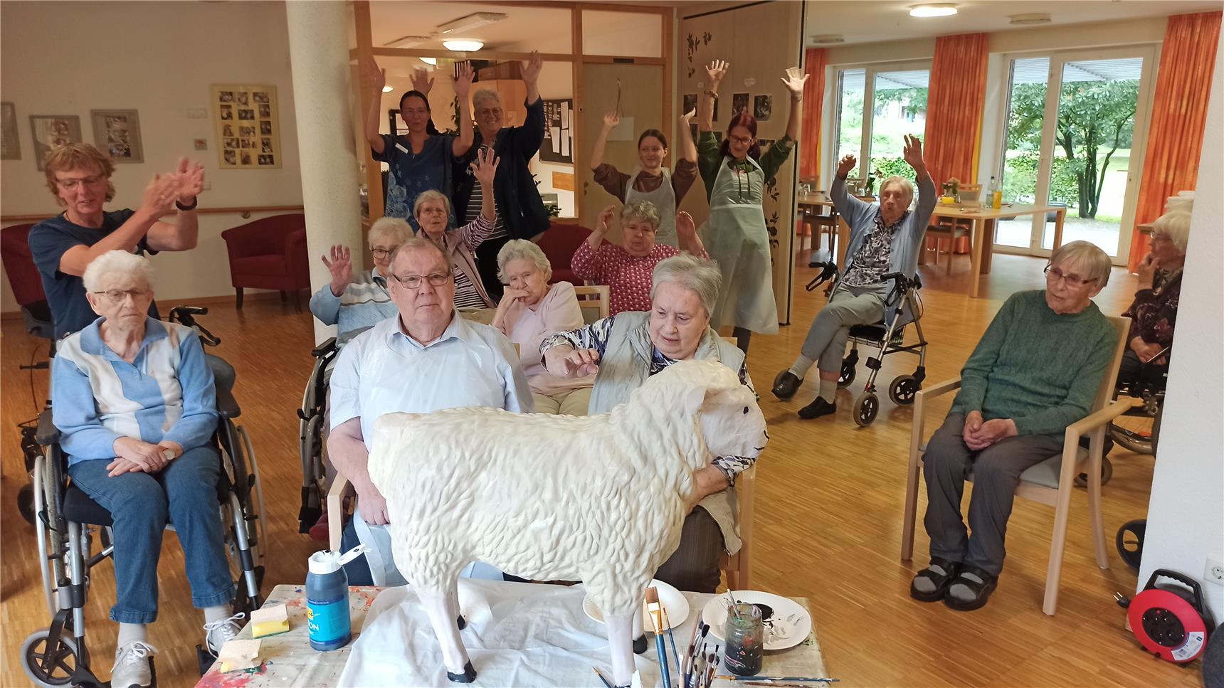 Eine ganz besondere Schafrettung im Katharinen-Haus