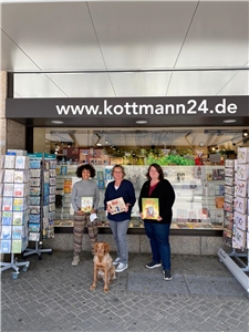 Christina Njehu (Buchhandlung Kottmann), Richarda Surmann (SKFM ambulante Hilfe zur Erziehung) und Antje Reß (SKFM ambulante Hilfe zur Erziehung)