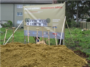 Spatenstich Kirchstraße Spatenstich Kirchstr