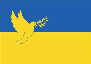 Ukraine_Fahne_Friedenstaube
