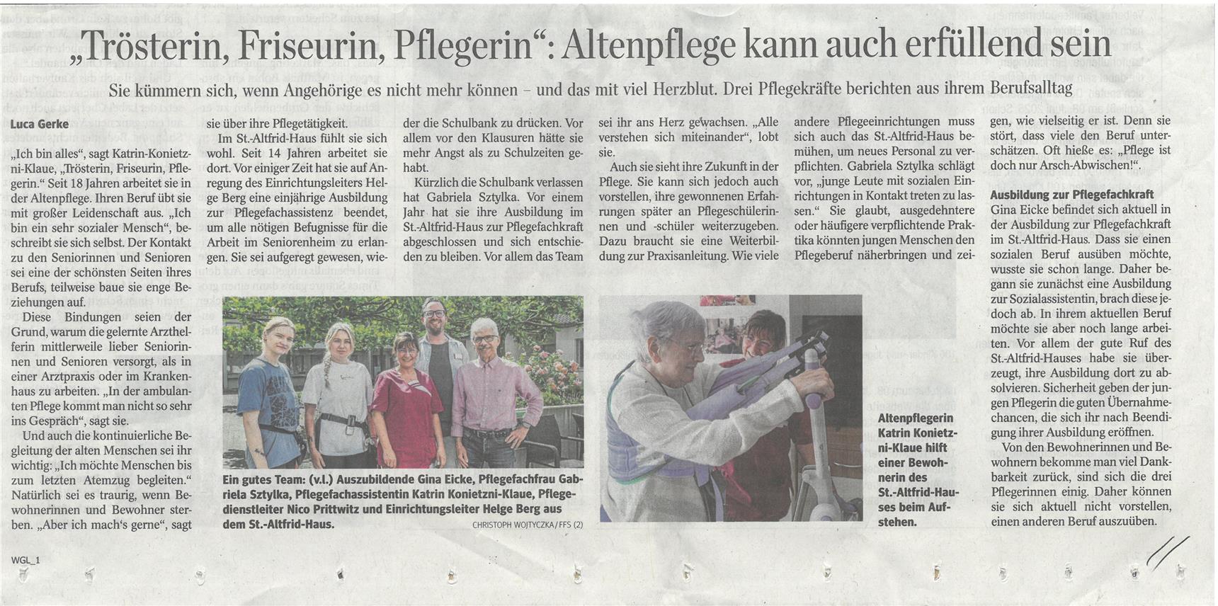 WAZ vom 24.05.2025