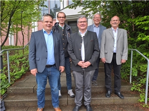 Mathias Abel, Dietmar Bauer, Dr. Andreas Magg, Hans Klement und Eugen Strobel
