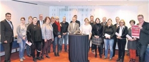 Spadaka spendet für soziale Zwecke Spendenübergabe der Spadaka an Vertretern der bedachten Vereine
