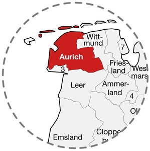 fd karte - 003 - karte-landkreise-niedersachsen-aurich
