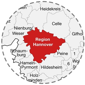 fd karte - 018 - karte-landkreise-niedersachsen-hannover-region